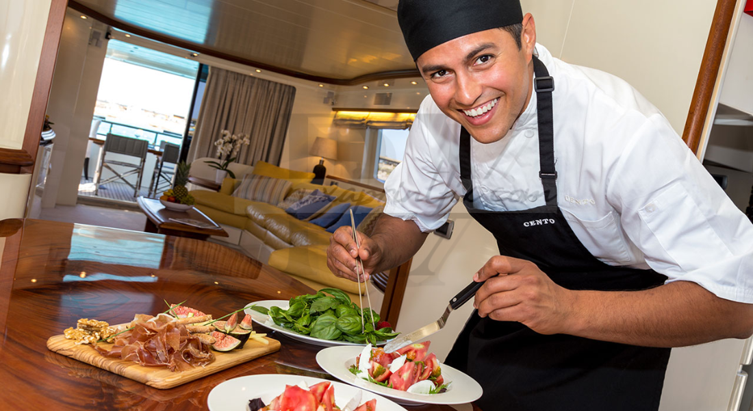 Luxury Yacht with Chef